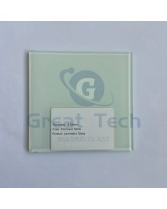 6.38MM A4 PATER WHITE /PORCELAIN WHITE / OPAQUE PVB LAMINATED GLASS
