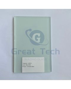 6.38MM MILKY WHITE TRANSLUCENT PVB LAMINATED GLASS