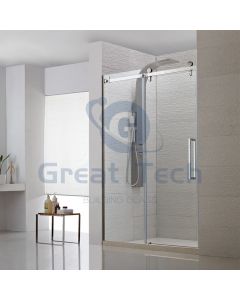 10mm Tempered Bathroom Custom Glass Shower Doors One Sliding Shower